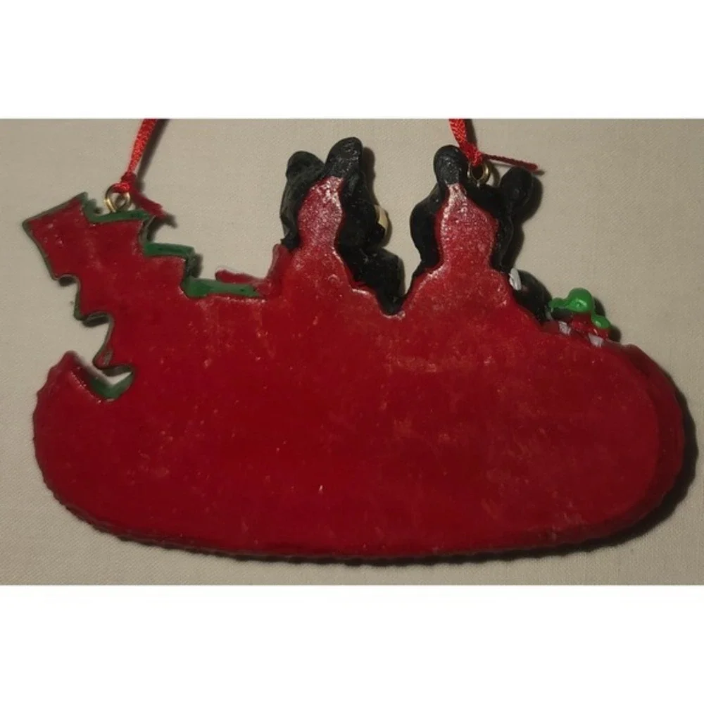 Kurt Adler Bears in Canoe Christmas Ornament by Holly Adler Lake George Souvenir